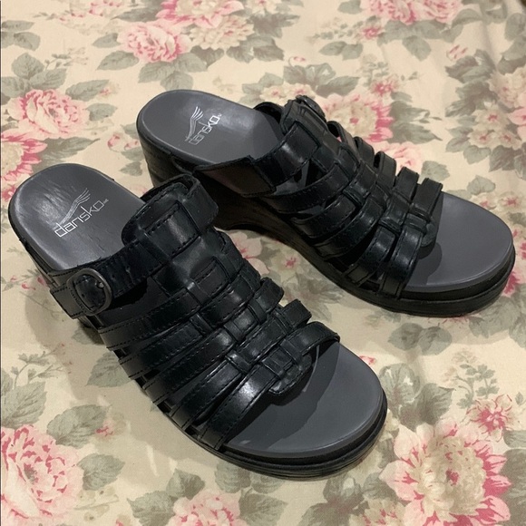 Dansko Shoes - Dansko Black Mules & Clogs with Comfortable Slide-On Design